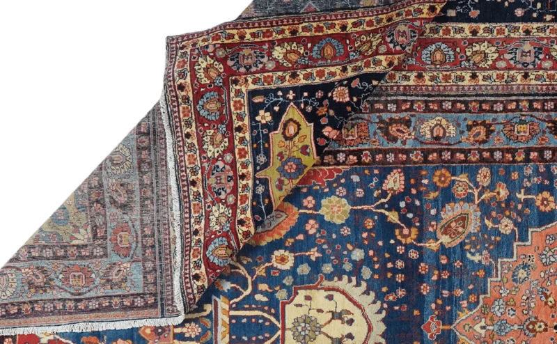 Tabriz · Handgeknüpft – Beige, 410x351 cm