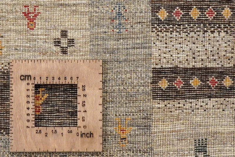Rizbaf · Handgeknüpft – Braun, 193x123 cm