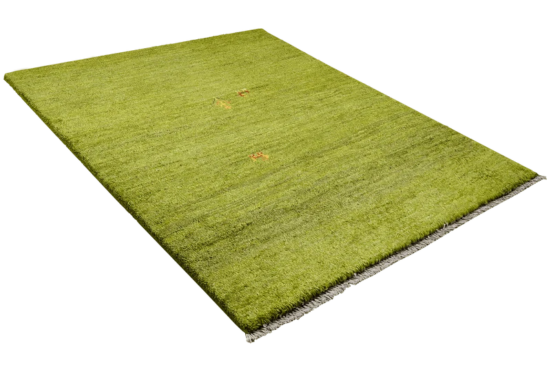 Gabbeh · Handgeknüpft – Grün, 122x88 cm