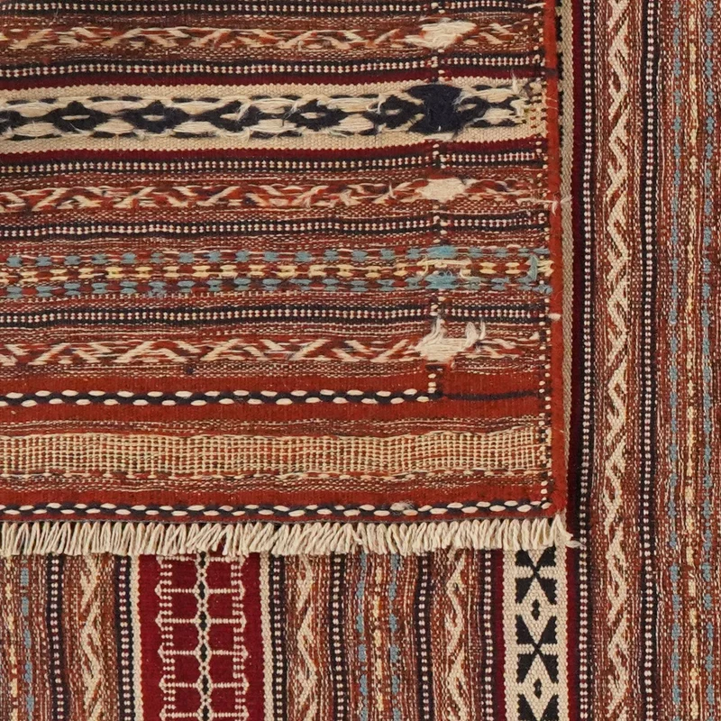 Kelim Kordi · Handgewebt – Bunt, 246x172 cm