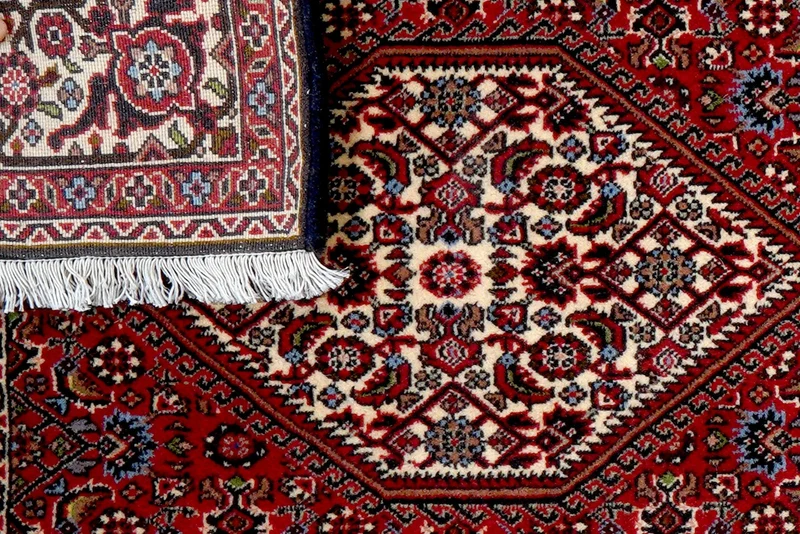 Bidjar Zandjan · Handgeknüpft – Rot, 304x91 cm