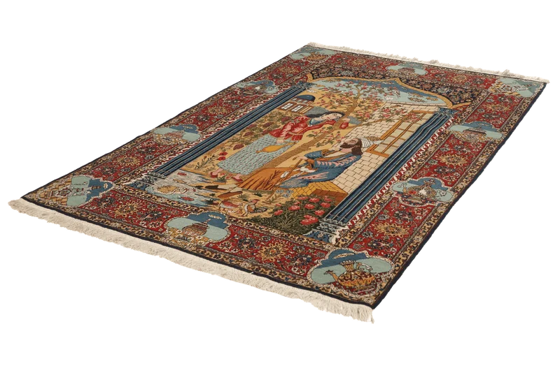 Tabriz Old · Handgeknüpft – Bunt, 194x136 cm
