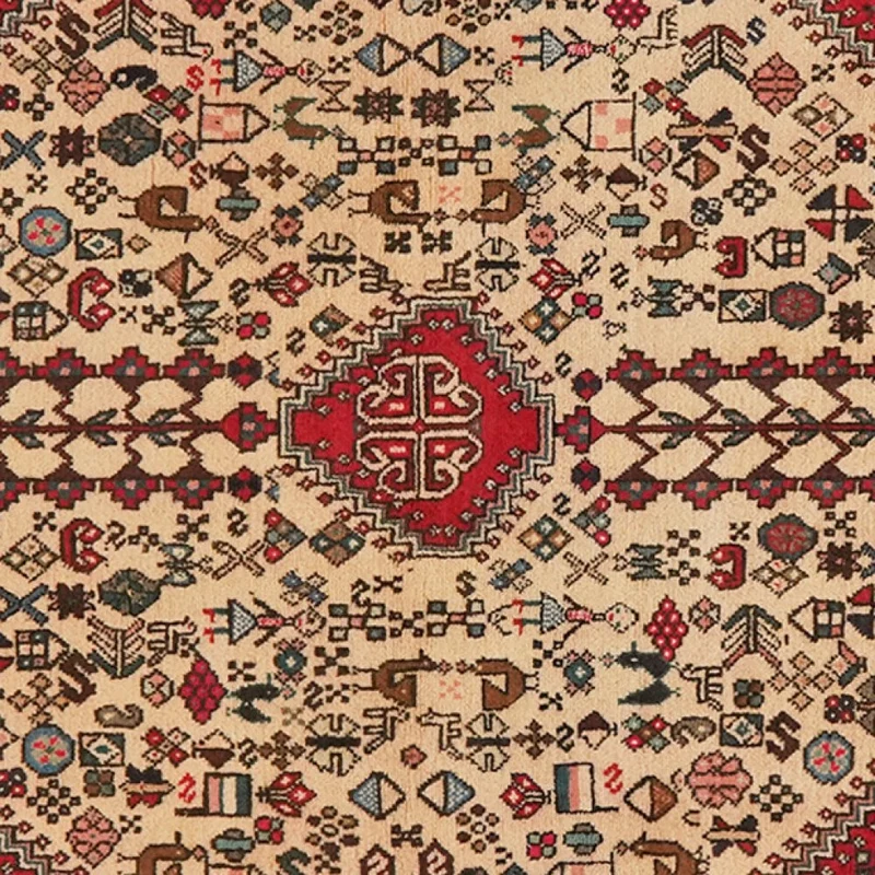 Abadeh · Handgeknüpft – Beige, 166x109 cm