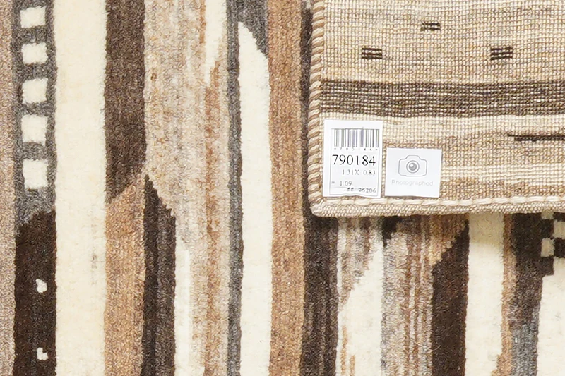 Rizbaf · Handgeknüpft – Beige, 131x83 cm