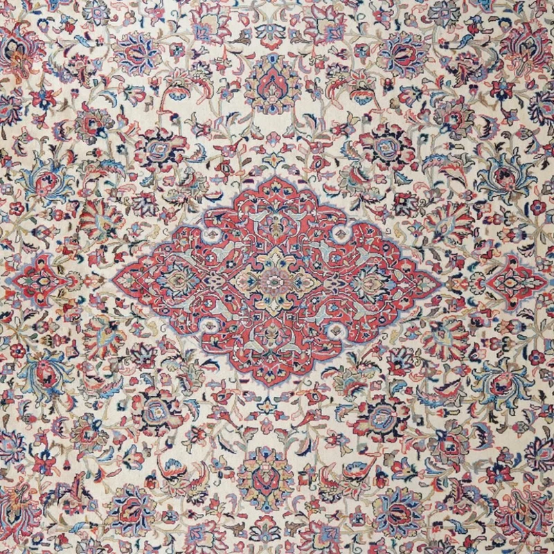 Sarough · Handgeknüpft – Beige, 392x265 cm