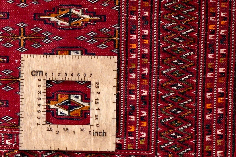 Turkman · Handgeknüpft – Rot, 42x85 cm