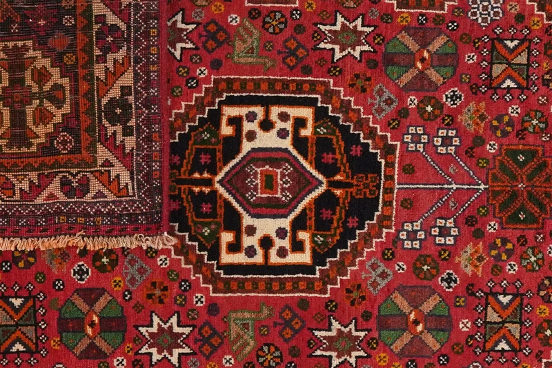 Gashgai · Handgeknüpft – Rot, 149x106 cm