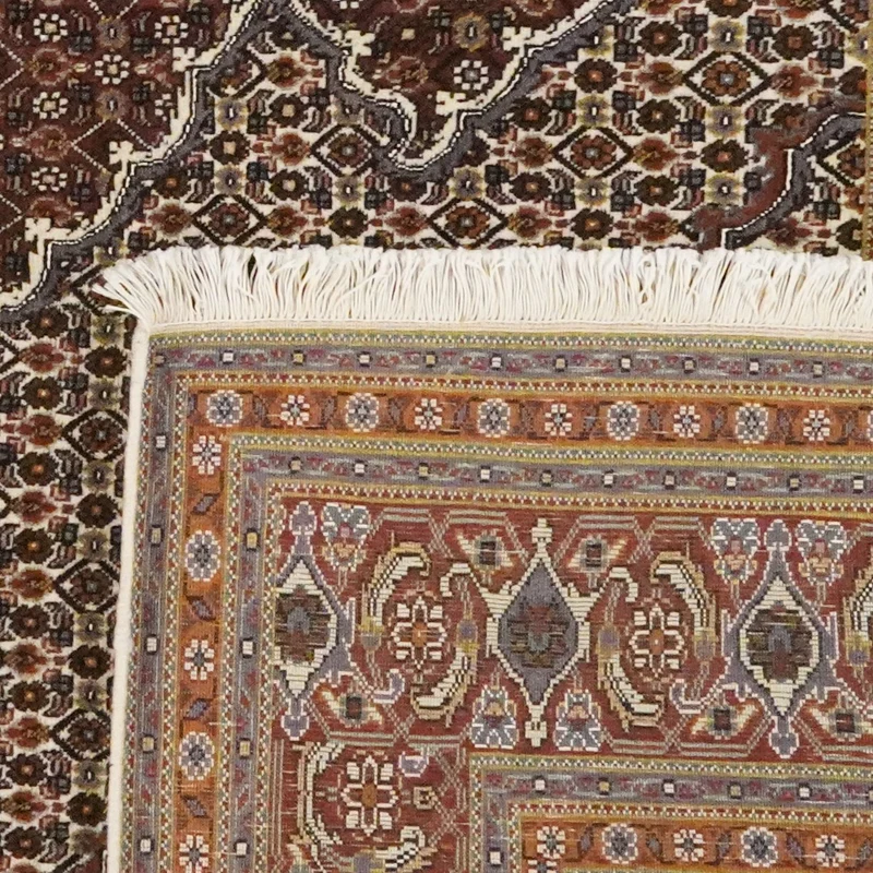 Tabriz 40 Raj · Handgeknüpft – Braun, 249x202 cm