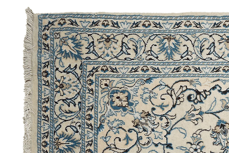 Nain 12La · Handgeknüpft – Beige, 197x147 cm