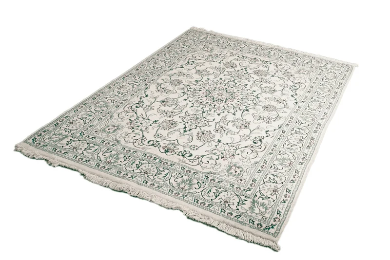 Nain 12La · Handgeknüpft – Beige, 197x147 cm