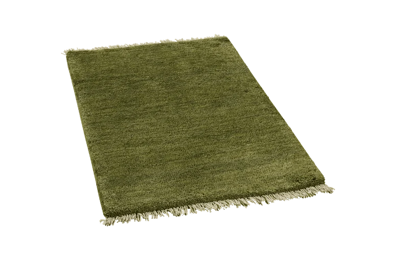 Gabbeh · Handgeknüpft – Grün, 87x60 cm