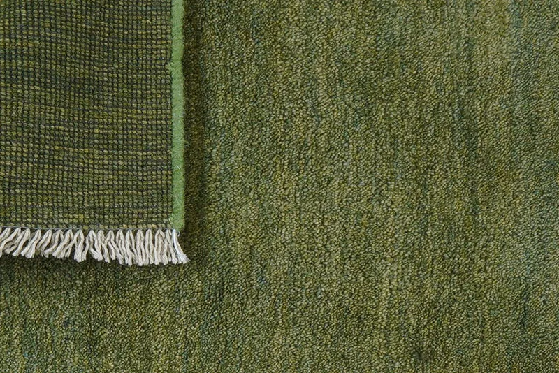 Gabbeh · Handgeknüpft – Grün, 87x60 cm