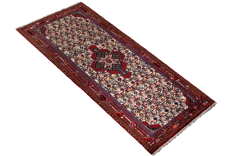 Assadabad · Handgeknüpft – Beige, 215x83 cm