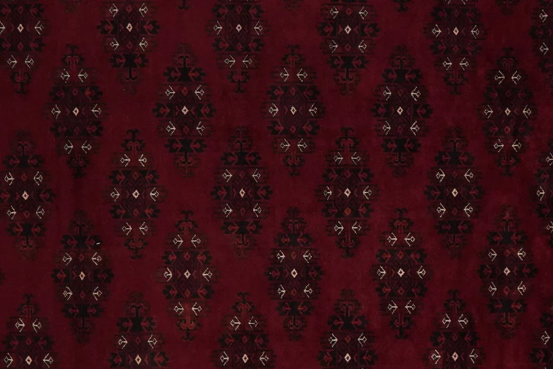 Turkman · Handgeknüpft – Rot, 346x263 cm