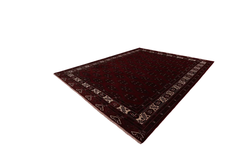 Turkman · Handgeknüpft – Rot, 346x263 cm