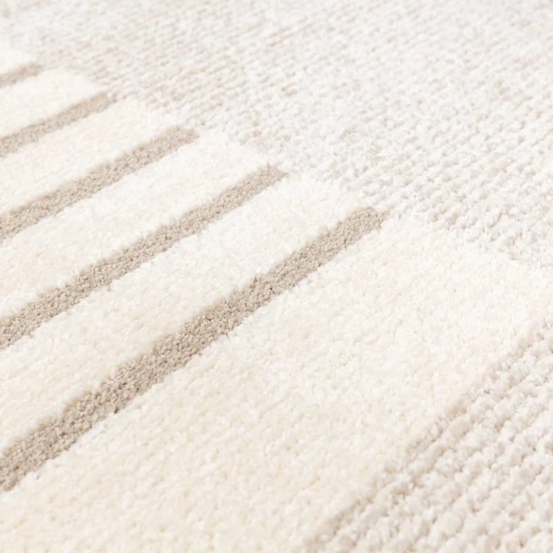 Hochflor Teppich - Serene Shapes Creme