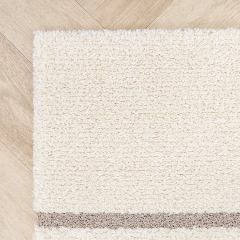 Hochflor Teppich - Serene Shapes Creme