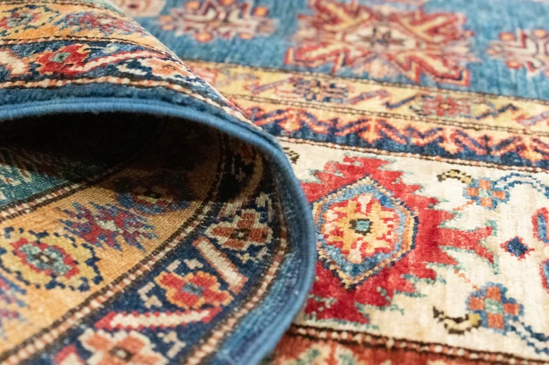Ziegler Teppich - Kazak 205 x 303 cm - hellblau