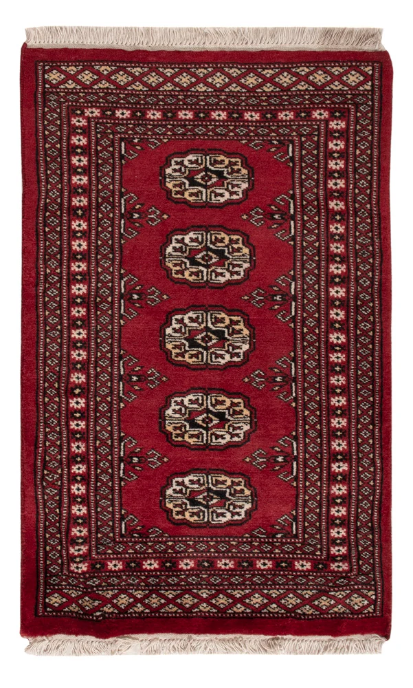 Pakistan Teppich 61x95cm - Orientteppich - rot