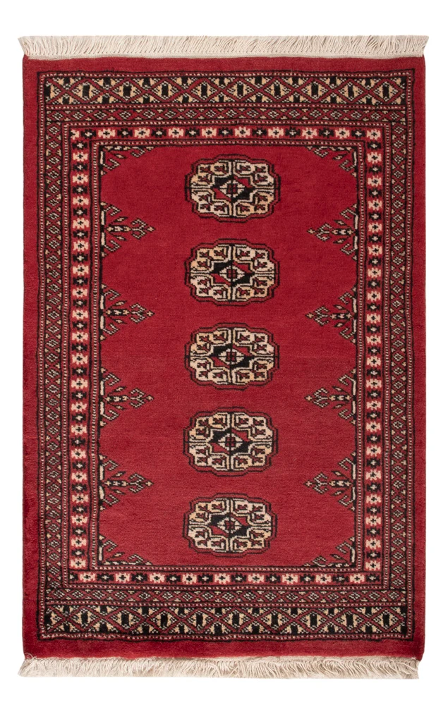 Pakistan Teppich 61x92cm - Orientteppich - rot