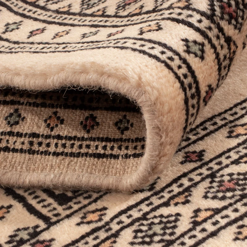 Pakistan Teppich 63x89cm - Orientteppich - creme