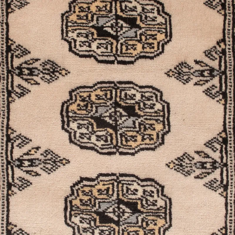 Pakistan Teppich 63x95cm - Orientteppich - creme