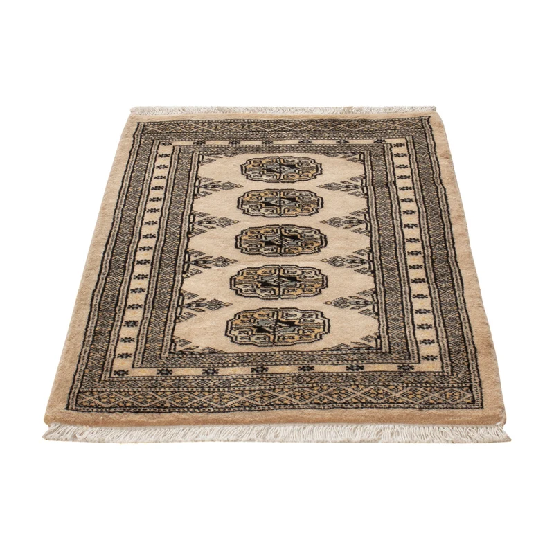Pakistan Teppich 63x95cm - Orientteppich - creme