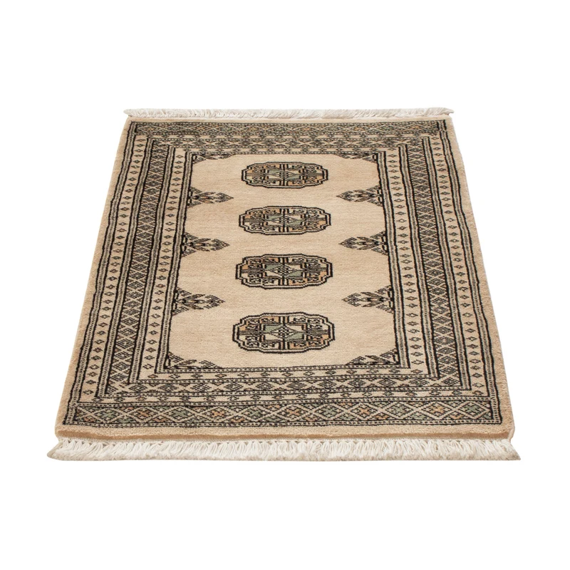 Pakistan Teppich 62x89cm - Orientteppich - creme