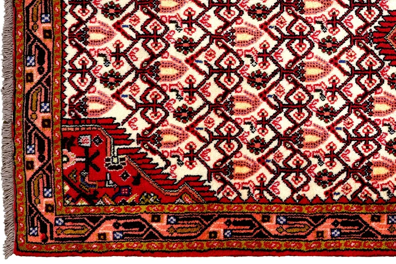 Assadabad · Handgeknüpft – Beige, 189x81 cm