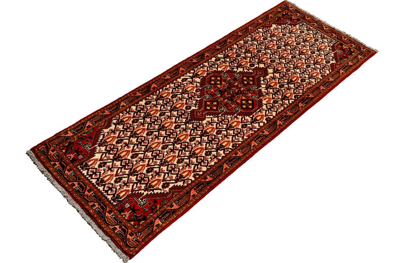Assadabad · Handgeknüpft – Beige, 189x81 cm