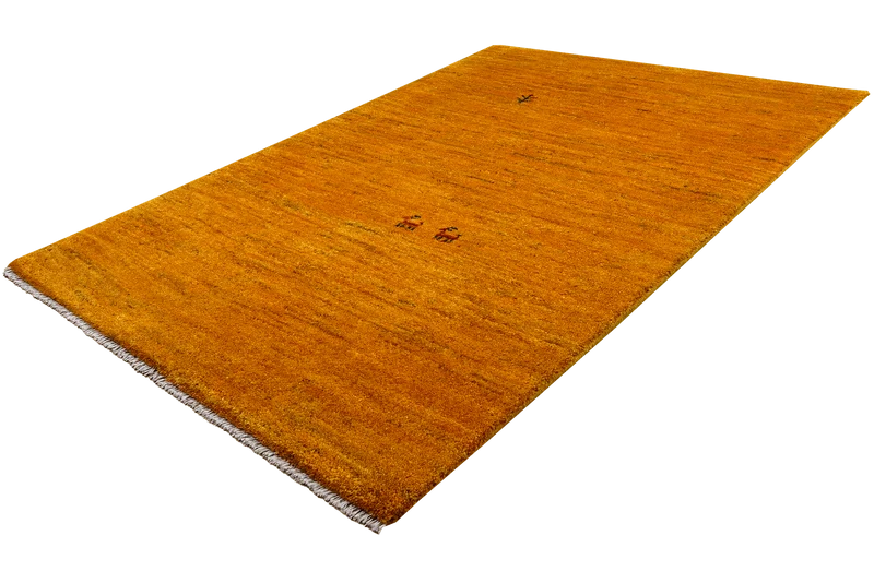 Gabbeh · Handgeknüpft – Gelb, 147x95 cm