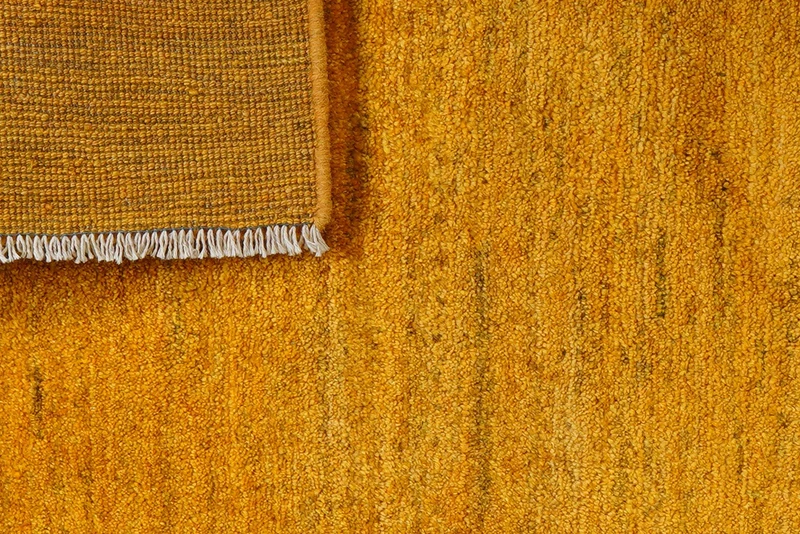 Gabbeh · Handgeknüpft – Gelb, 147x95 cm