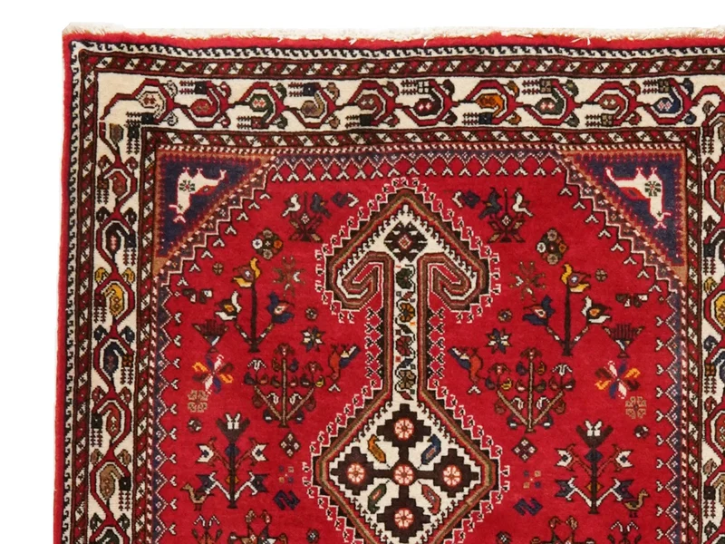 Nasrabad · Handgeknüpft – Rot, 287x85 cm