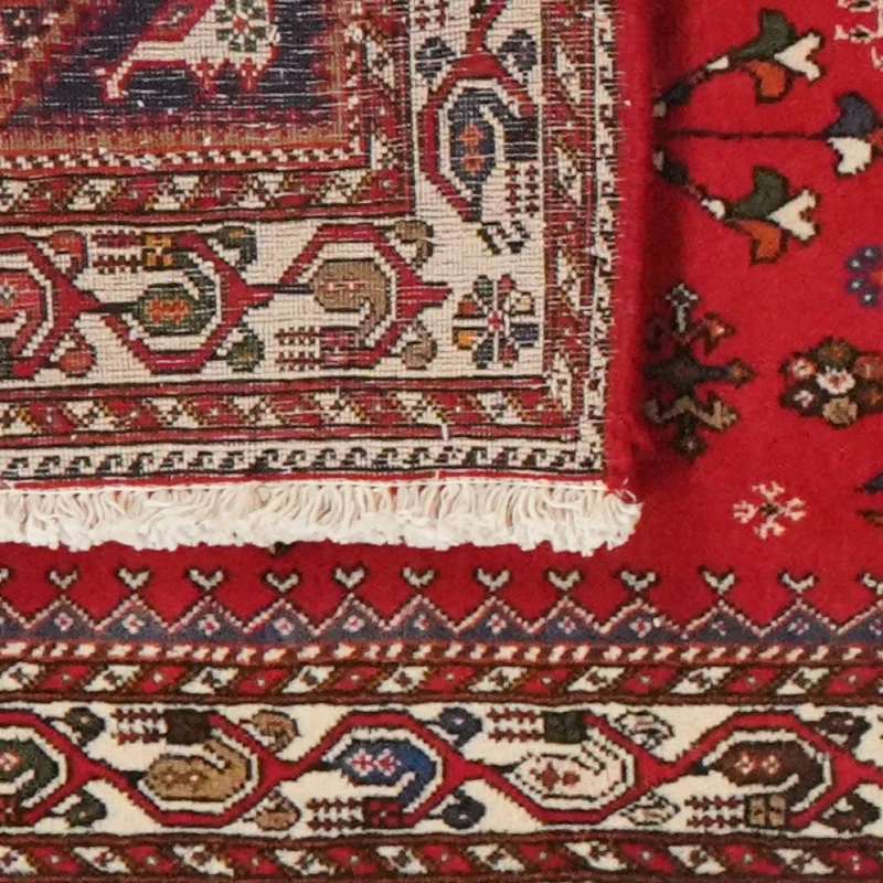 Nasrabad · Handgeknüpft – Rot, 287x85 cm