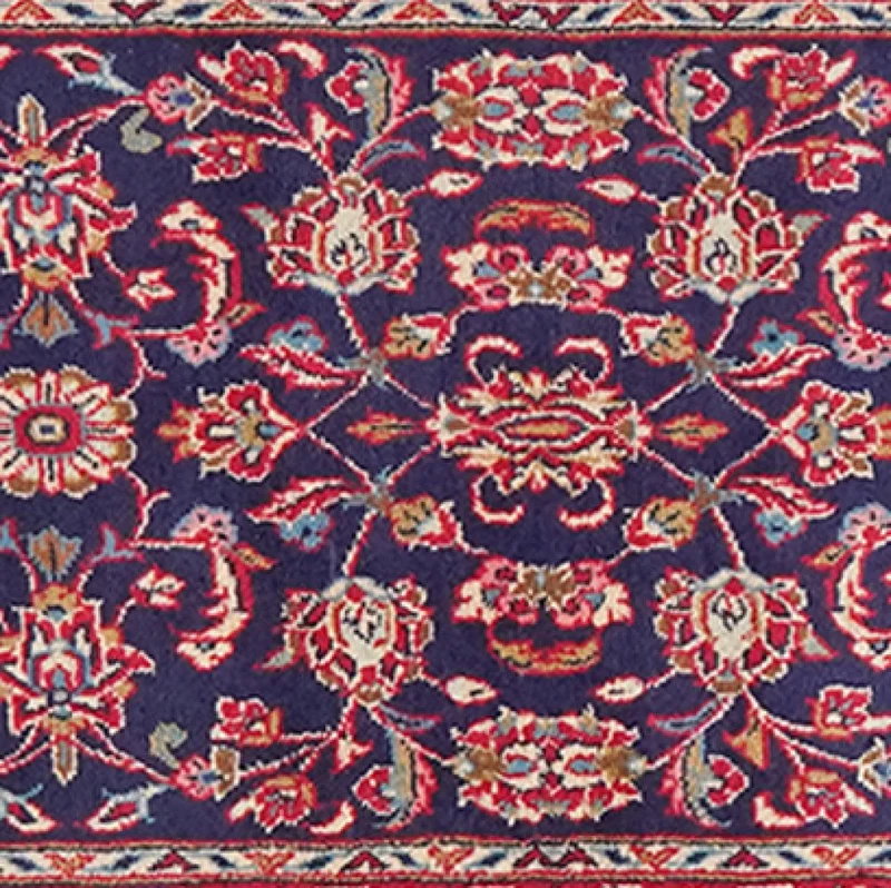 Ardakan · Handgeknüpft – Blau, 303x70 cm