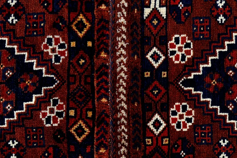 Khorjin · Handgefertigt – Bunt, 123x69 cm