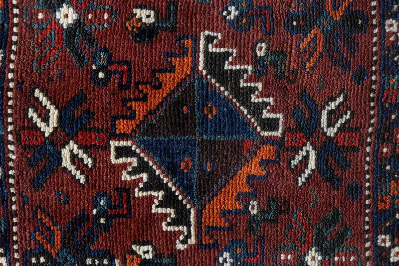 Gashgai · Handgeknüpft – Rot, 59x65 cm