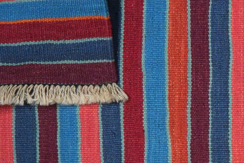 Kelim Gashgai · Handgewebt – Bunt, 198x60 cm