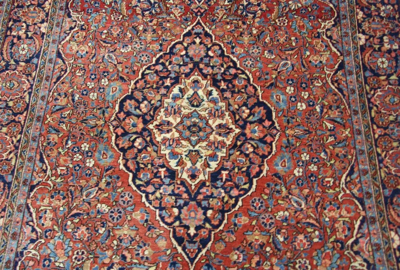 Perserteppich - Keshan 130 x 212 cm - braun