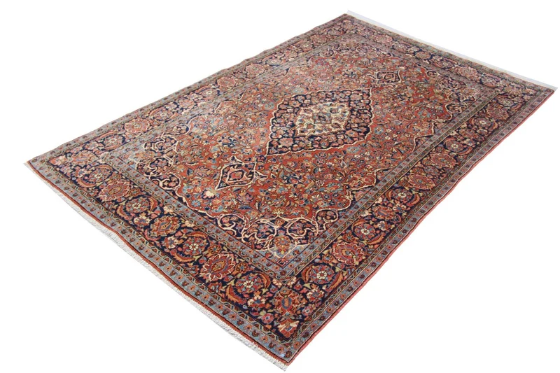 Perserteppich - Keshan 130 x 212 cm - braun