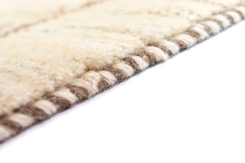 Gabbeh Teppich - Loribaft Perser 195 x 275 cm - beige
