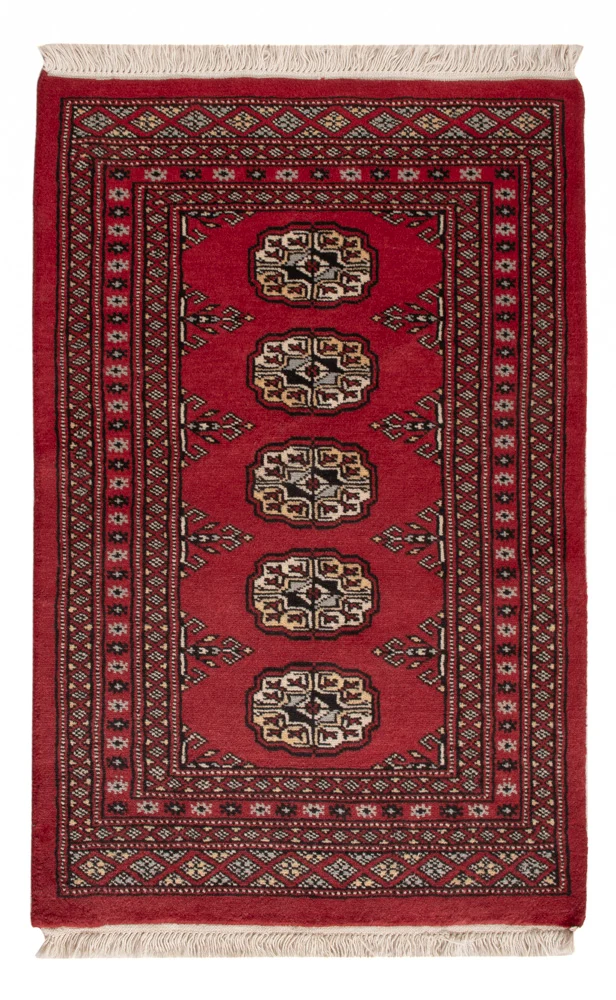 Pakistan Teppich 61x93cm - Orientteppich - rot