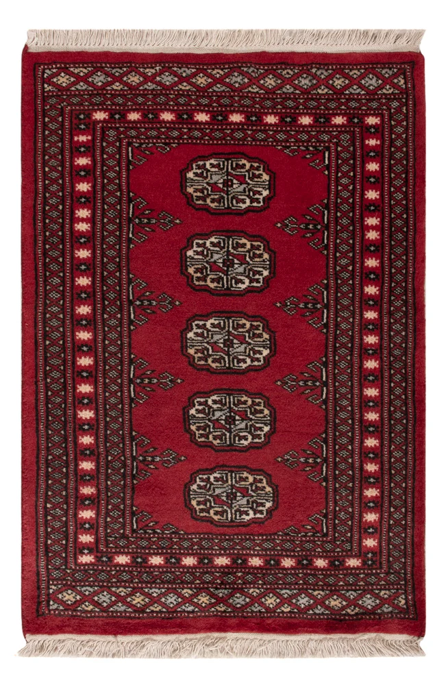 Pakistan Teppich 64x92cm - Orientteppich - rot