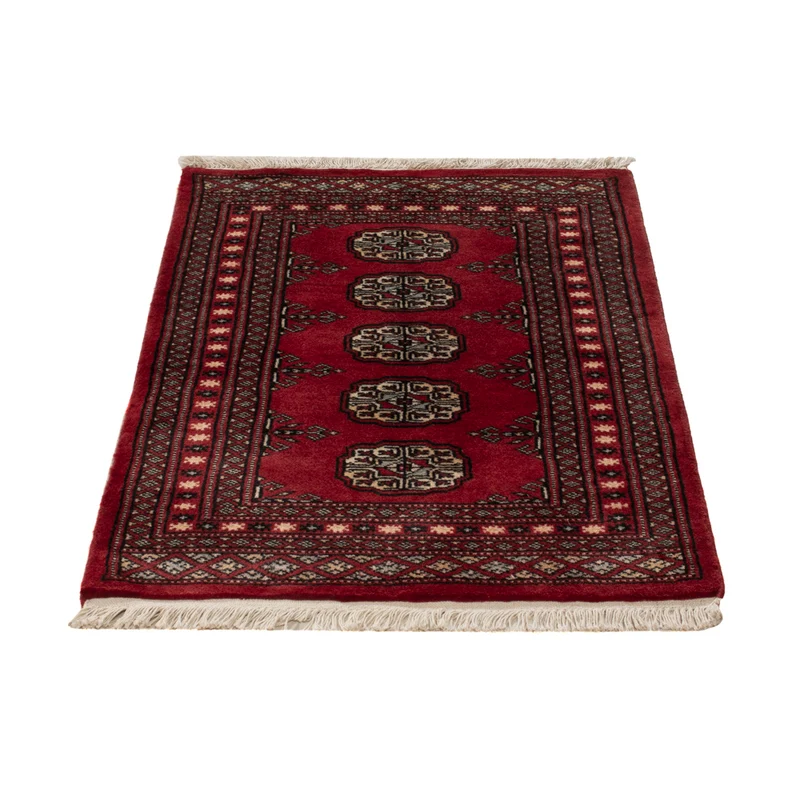 Pakistan Teppich 64x92cm - Orientteppich - rot