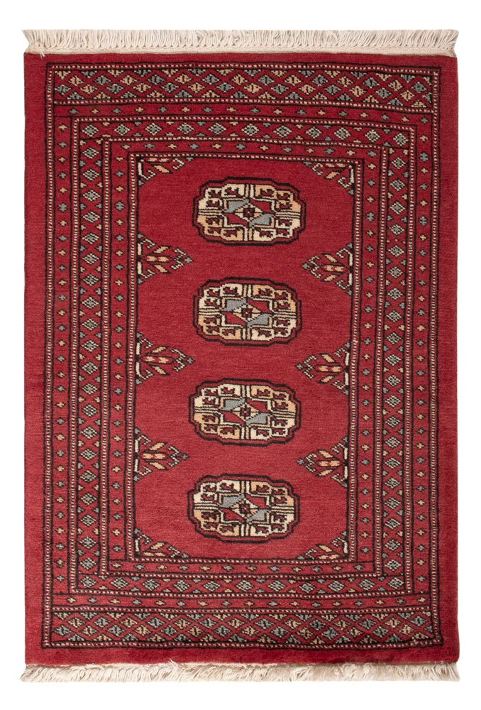 Pakistan Teppich 65x92cm - Orientteppich - rot