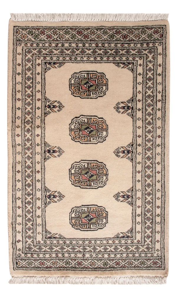 Pakistan Teppich 60x97cm - Orientteppich - creme