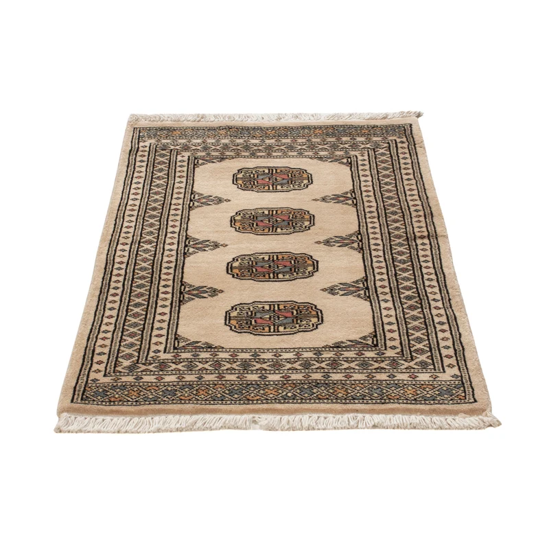 Pakistan Teppich 61x90cm - Orientteppich - creme
