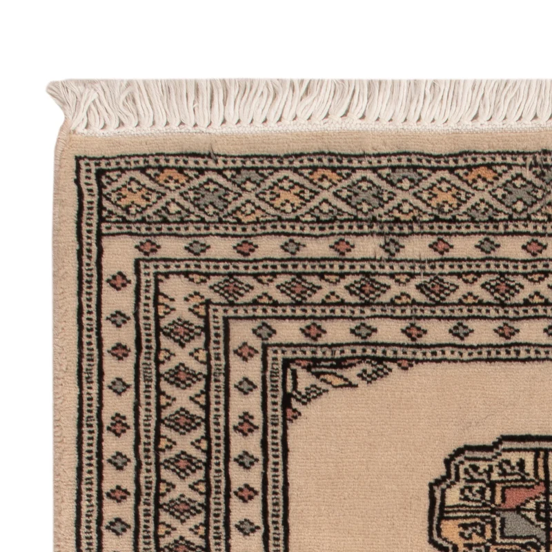 Pakistan Teppich 62x94cm - Orientteppich - creme