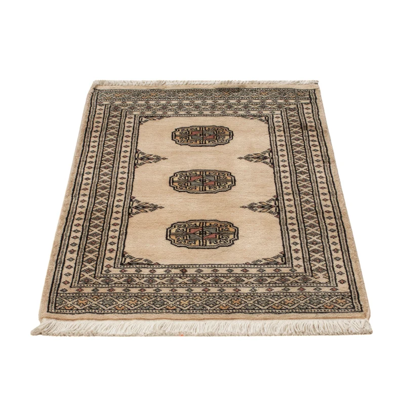 Pakistan Teppich 62x94cm - Orientteppich - creme