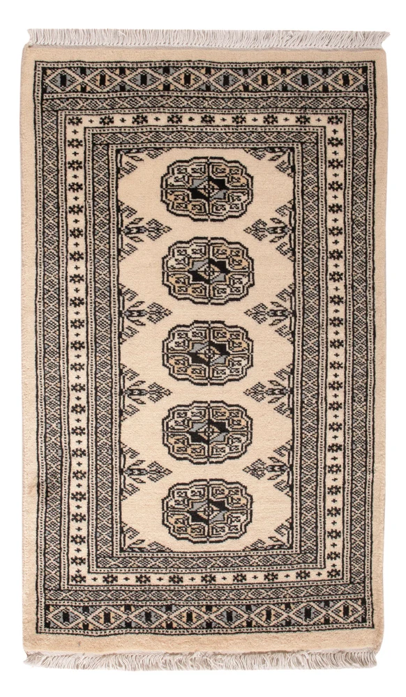 Pakistan Teppich 61x95cm - Orientteppich - creme